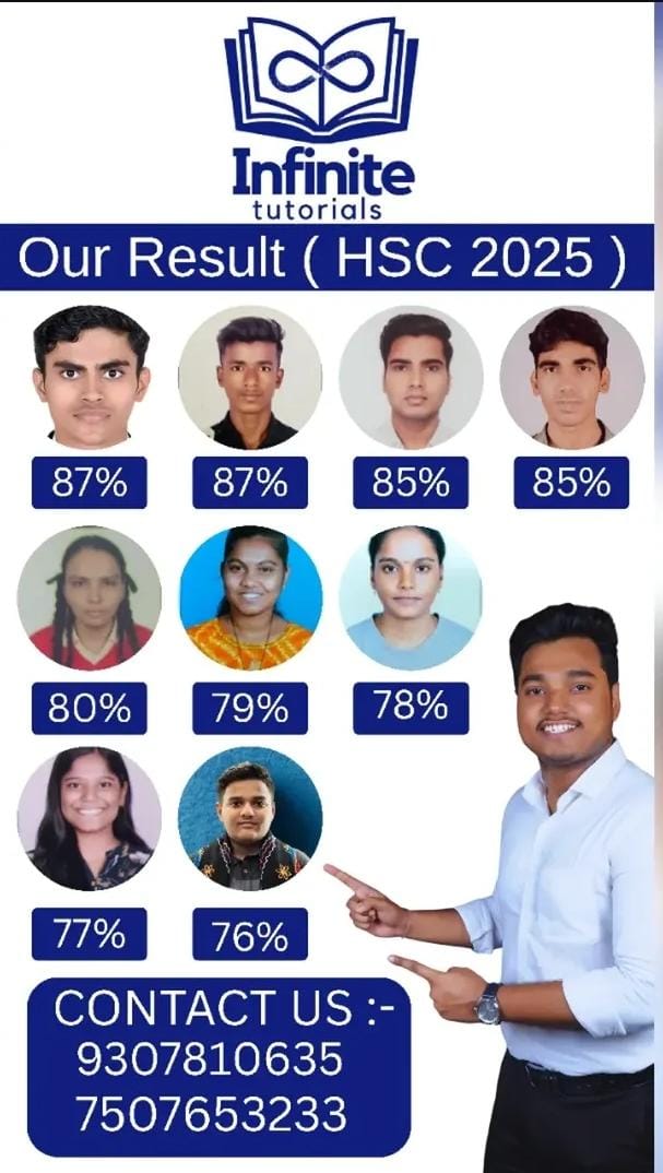 Infinite Tutorials HSC 2025 student results